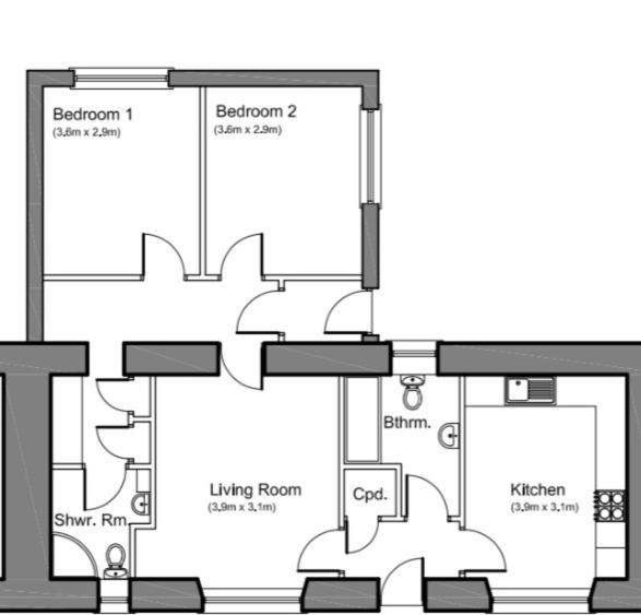 5 Riverside Place Thurso. 2 Bed, 2 Bathrooms. Buitenkant foto